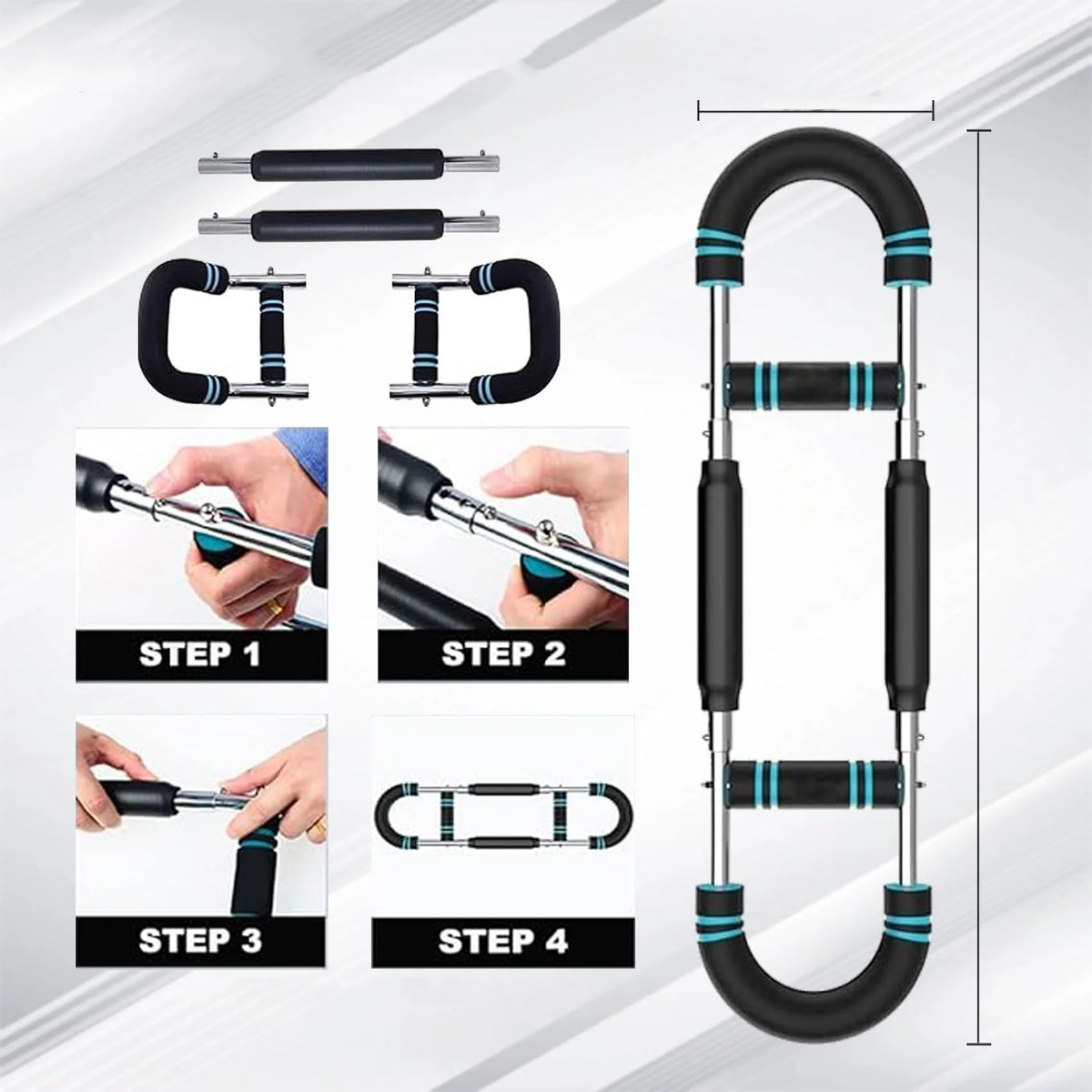 Resistance Bands and Chest Expander Combo