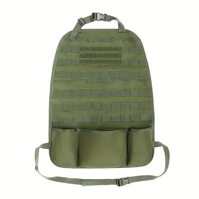 Vehicle Seat Protector With Molle Storage