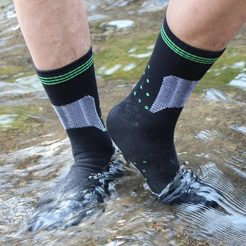 Breathable Waterproof Socks for Cold Hiking Adventures