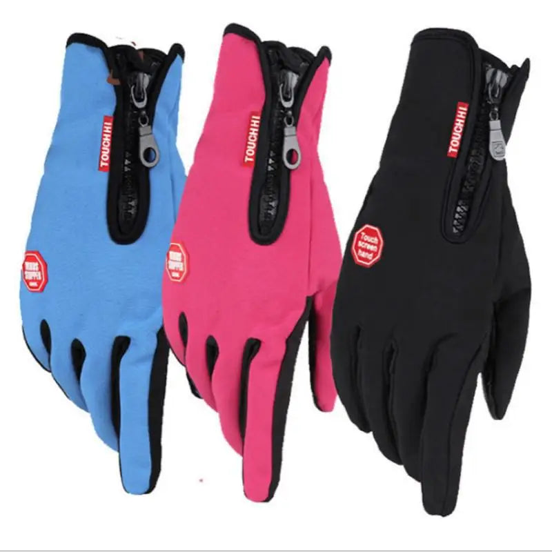 Warm Cold Proof Touchscreen Gloves for Outdoor Activities