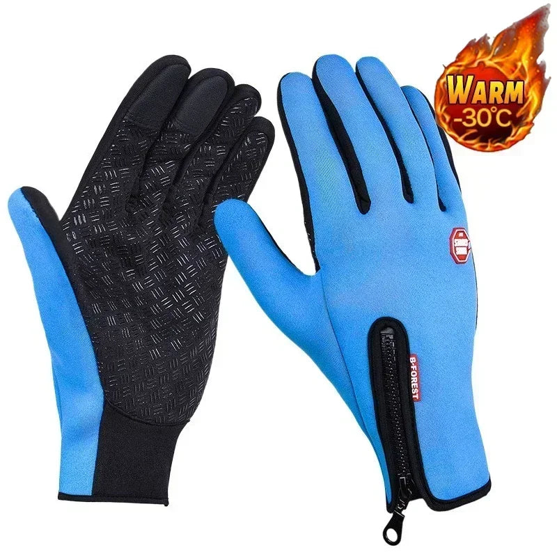 Warm Cold Proof Touchscreen Gloves for Outdoor Activities