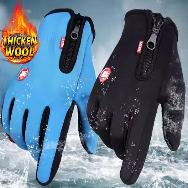 Warm Cold Proof Touchscreen Gloves for Outdoor Activities