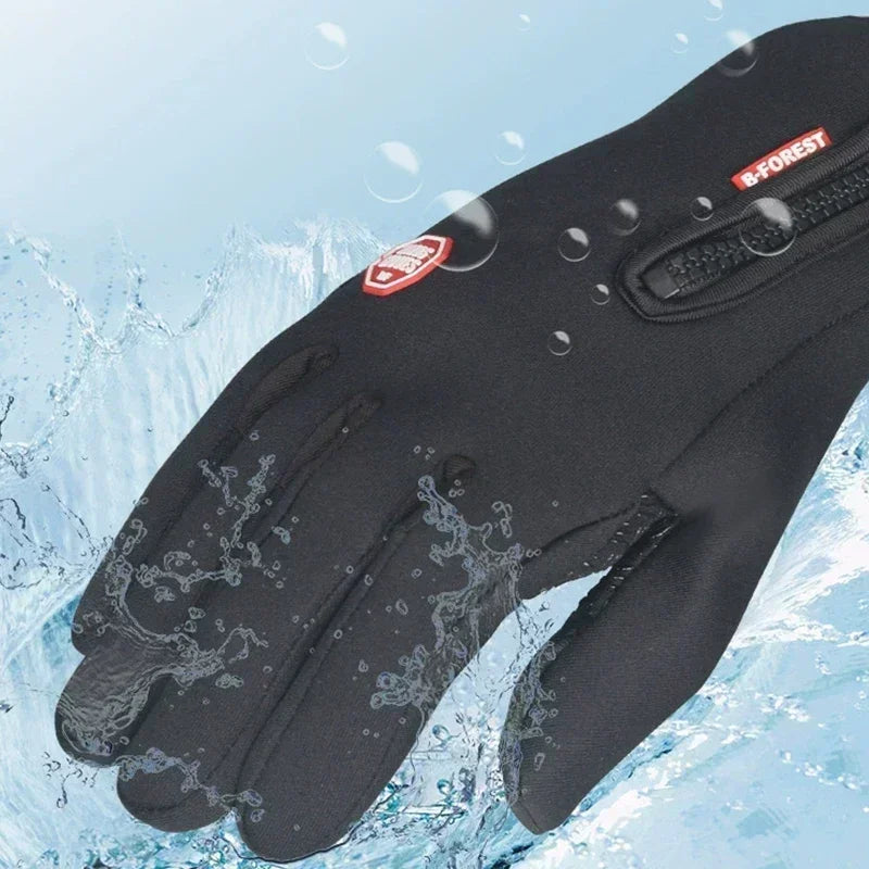 Warm Cold Proof Touchscreen Gloves for Outdoor Activities