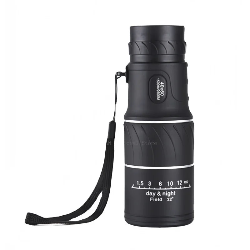 Rubber-Coated Monocular with Dual Focus