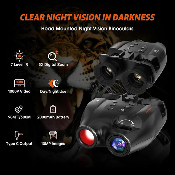Infrared Night Vision Hunting Binoculars HD
