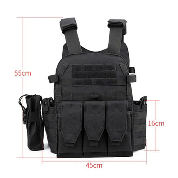 Nylon Chest Rig Molle Vest Combat Waistcoat