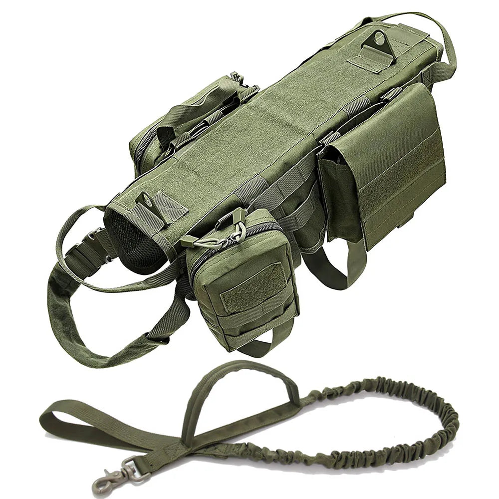 Camouflage Dog Harness for German Shepherds