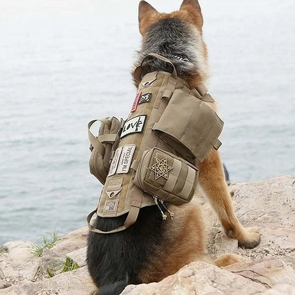 Camouflage Dog Harness for German Shepherds