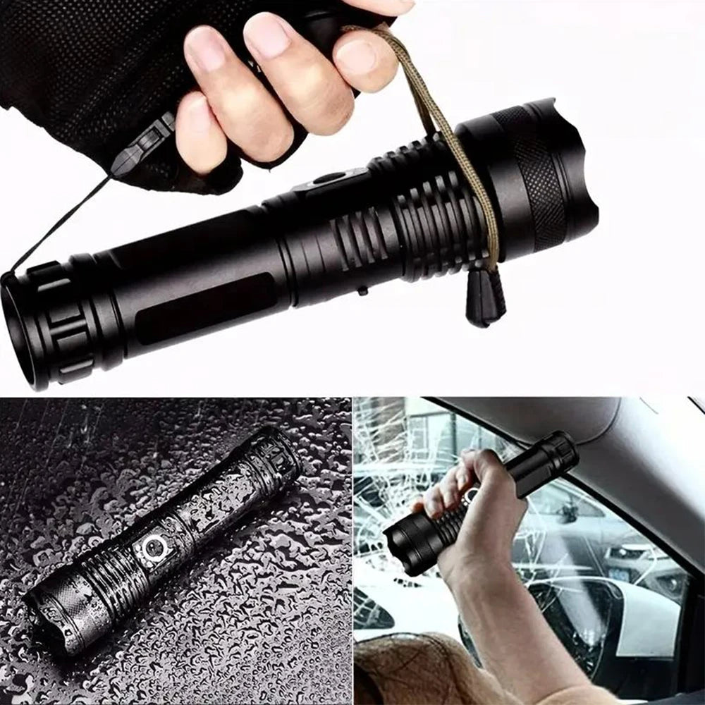 Ultra Bright Tactical Rechargeable LED Flashlight