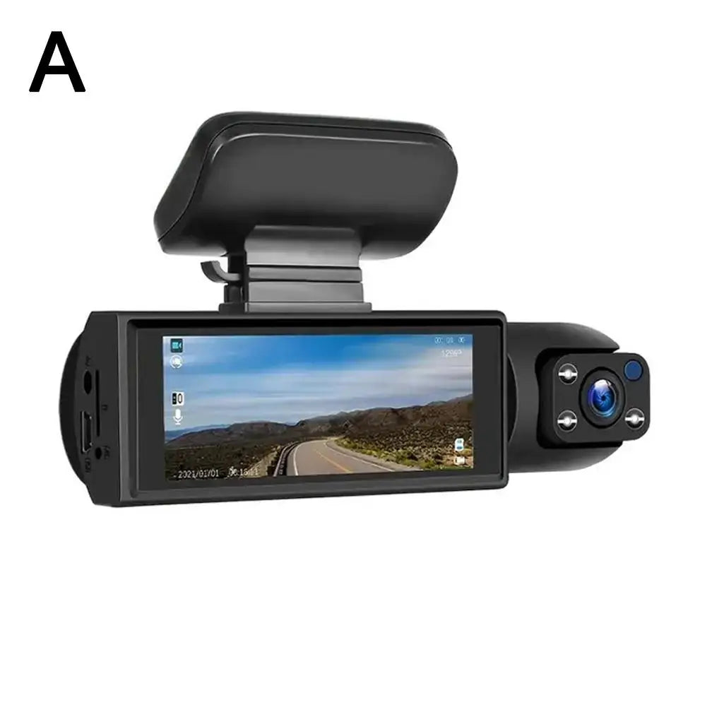Dual Lens Dash Cam With IR Night Vision