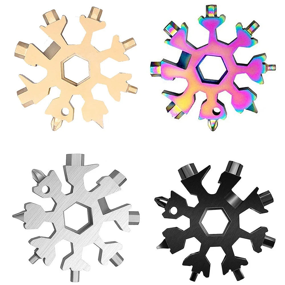 18-in-1 Snowflake Wrench Multi-Tool
