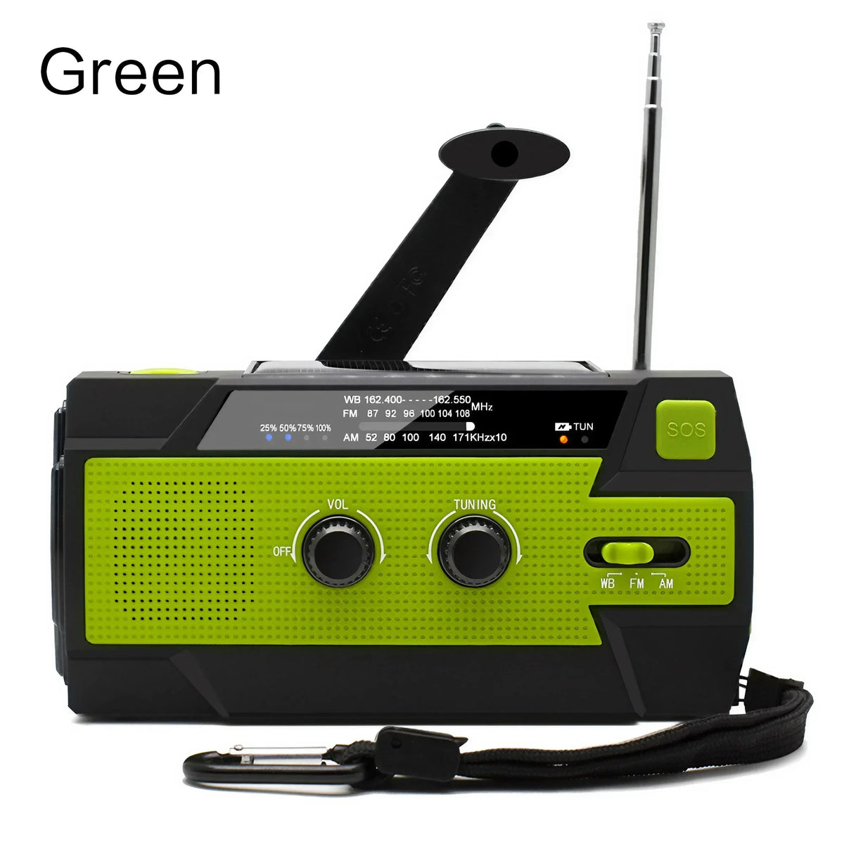 Emergency Radio with Rechargeable LED Light