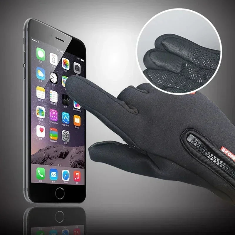 Warm Cold Proof Touchscreen Gloves for Outdoor Activities