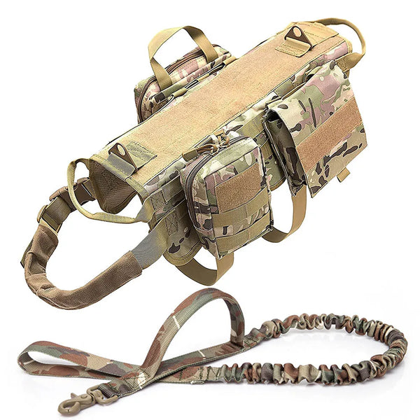 Camouflage Dog Harness for German Shepherds