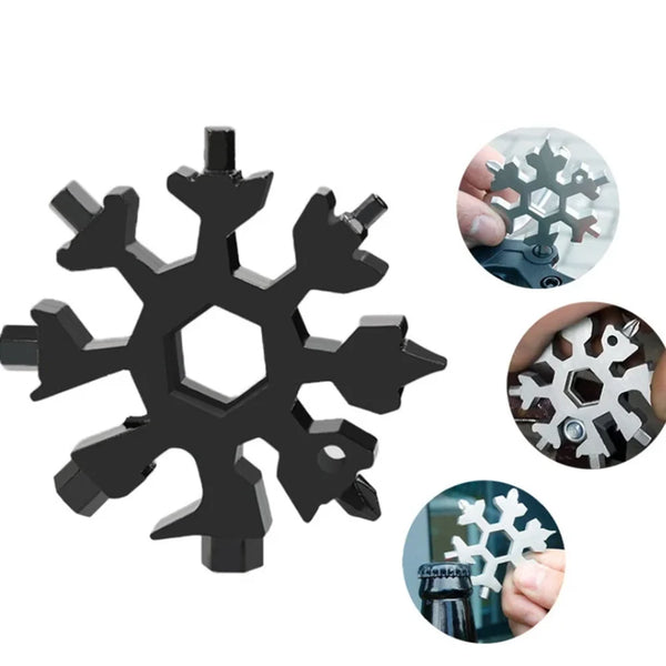 18-in-1 Snowflake Wrench Multi-Tool