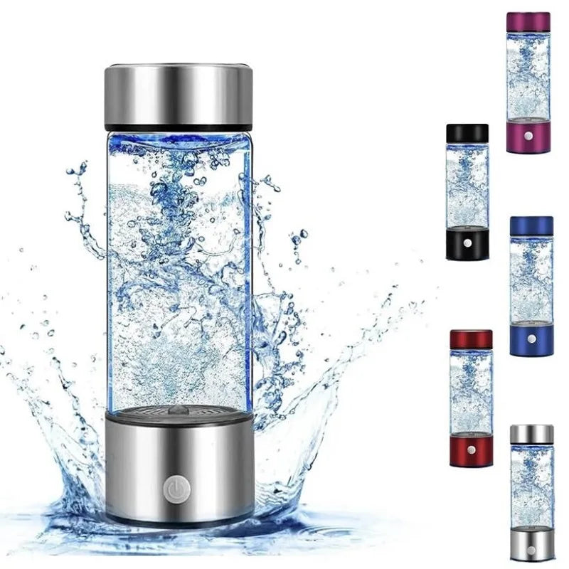 Electric Hydrogen Water Bottle with Filte