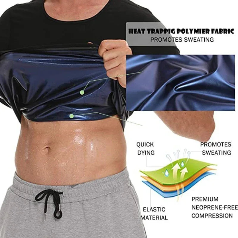 Belly Control Slimming Sauna T-shirt