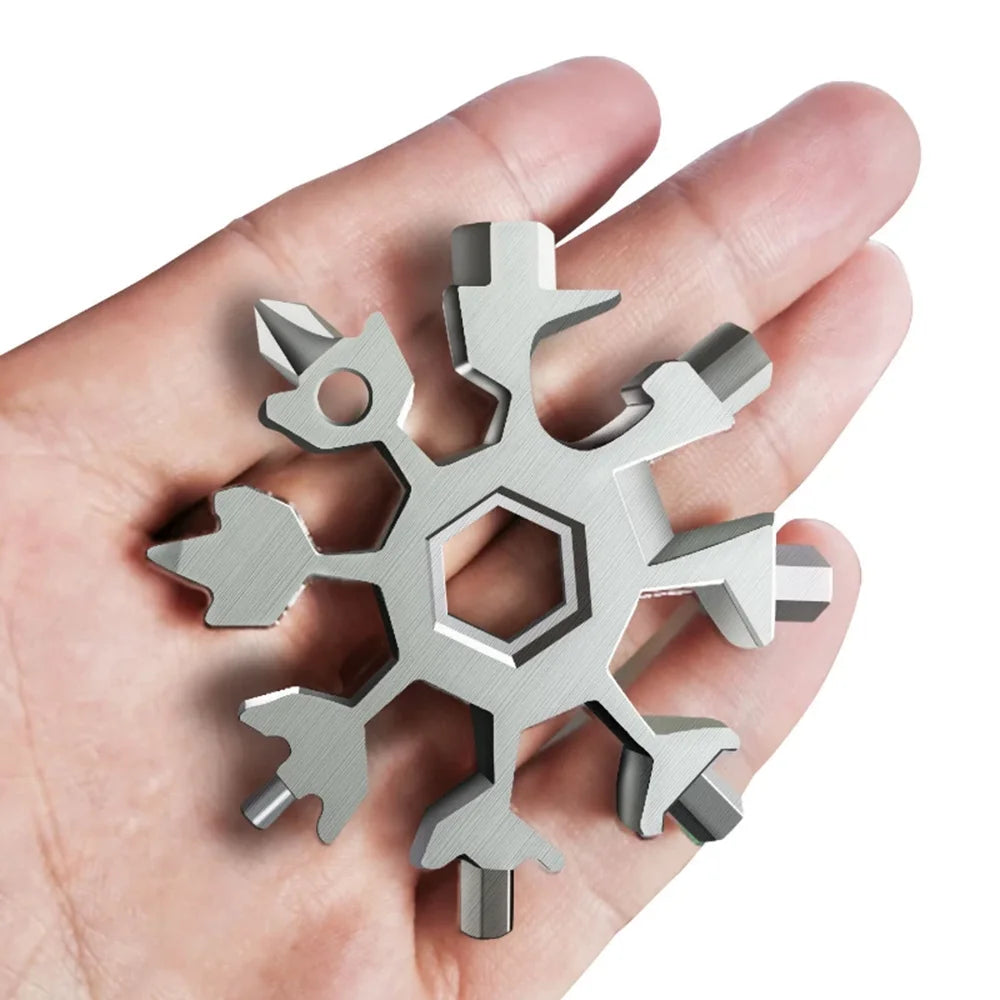 18-in-1 Snowflake Wrench Multi-Tool