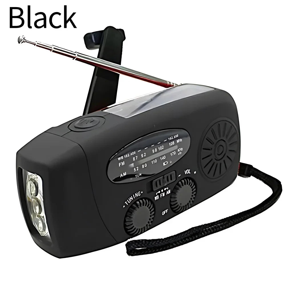 Emergency Radio with Rechargeable LED Light