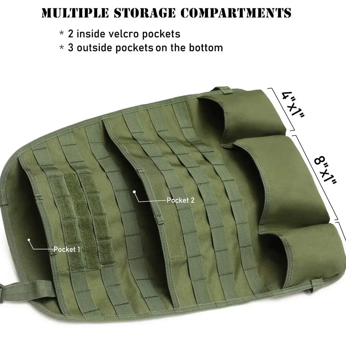 Vehicle Seat Protector With Molle Storage