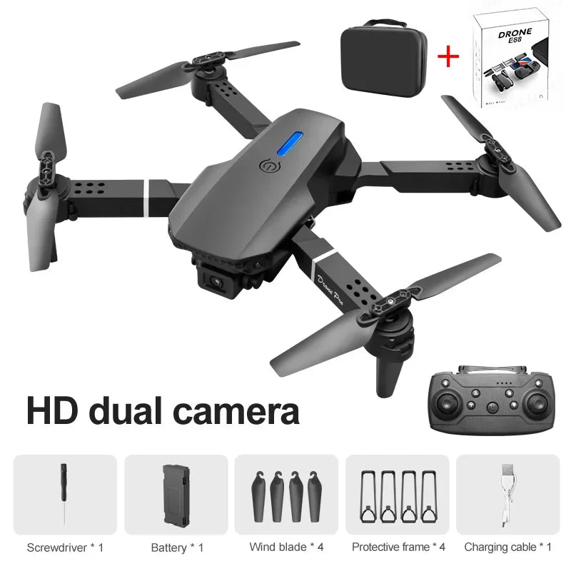 4K Drone 1080P Wide-Angle Camera