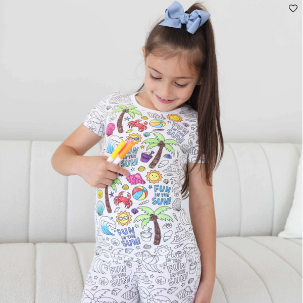 DIY Coloring Pajama Set's & Fabric Marker