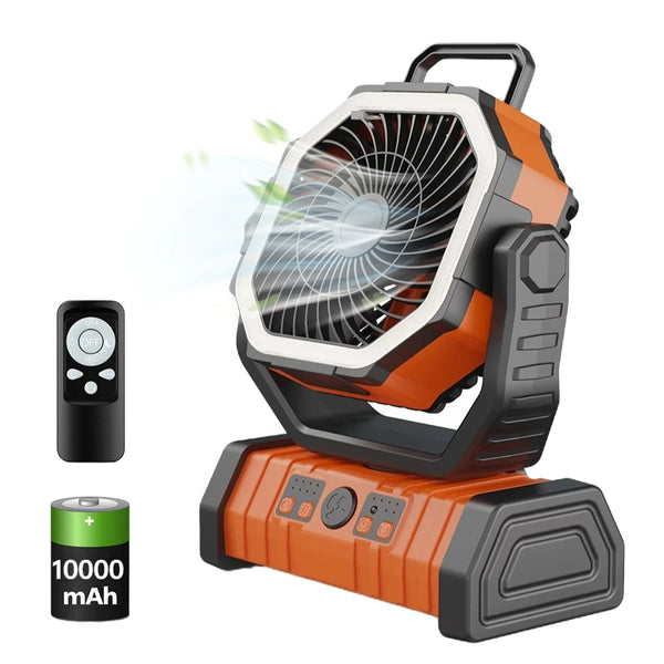 High Capacity Wireless Outdoor Camping Fan